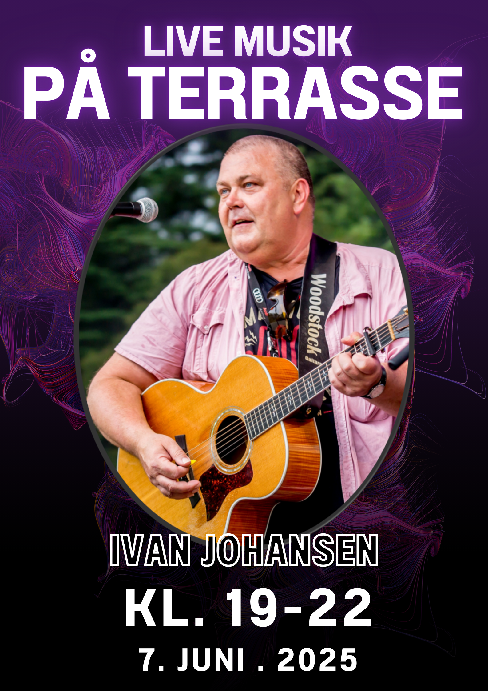 Musik på terrassen.
