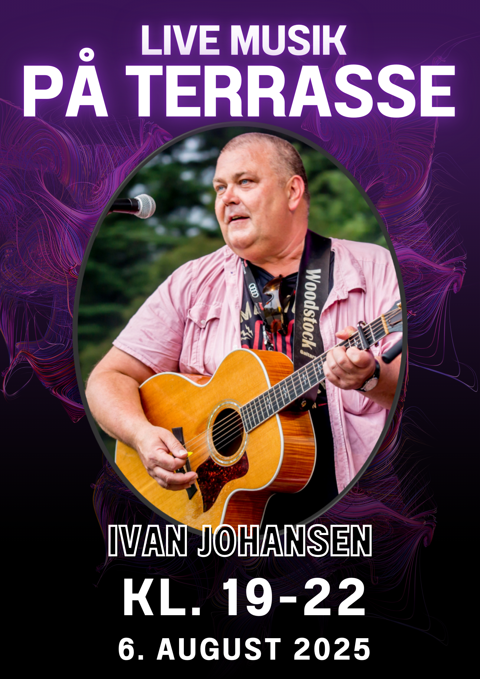 Musik på terrassen.